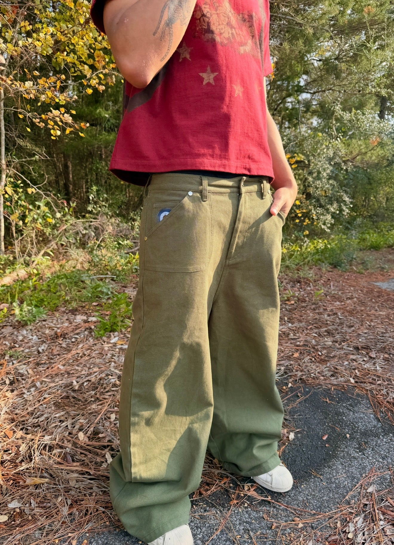 "Bullseye" Canvas Pants